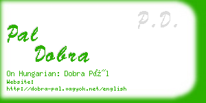 pal dobra business card